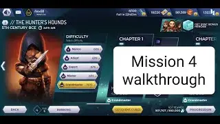 The Hunter's Hound event Mission 4 Grandmaster level. Assassin's Creed Rebellion Helix Rift Event