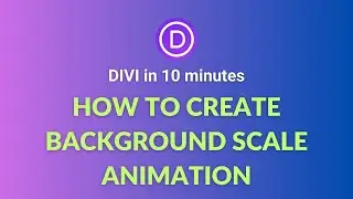 How to create background scale animation - Background image scaling animation