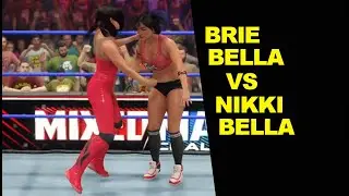 WWE 2K23 Brie Bella vs Nikki Bella - Extreme Rules