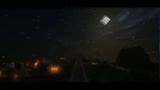 стив едет в вагонетке под белую ночь