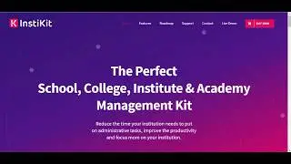 InstiKit School Management System for School, College, Institute and Academy