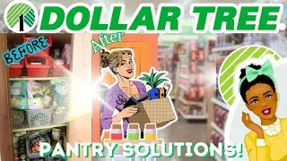 DOLLAR TREE | SPRING CLEANING PANTRY SOLUTIONS | PART II #organizewithme #springcleaning  🤩🥫🫘💸🌳