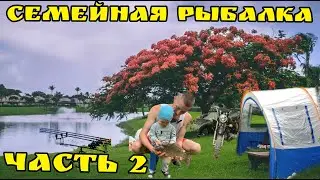 КАК ПОЙМАТЬ БОЛЬШОГО КАРАСЯ.Семьей с палатками.Отдых на берегу с палатками.Трофейный карась.