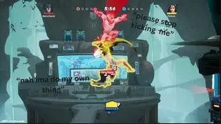 when you jump against a wonder woman:          (Multiversus)