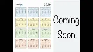 Coming Soon for Calendar 2️⃣0️⃣2️⃣9️⃣ (For Daniel’s Birthday In 3️⃣2️⃣ Years)
