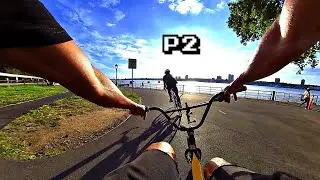 POV BMX - Long Distance On A BMX? A Game Of Pass The Roadie
