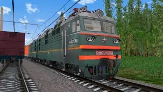 Прохождение сценария За лесом на советском электровозе ВЛ82М-069|Чернышевск|RTS Часть 2
