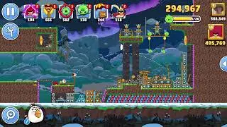 Angry Birds Friends Level 9 Tournament 1348 TWO stars NO POWER-UP walkthrough 2024-01-27