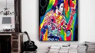Joker & Other Pop art collection - wall art / Redart, Camden town, London