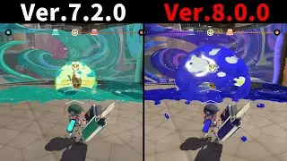 【大規模改修】更新データVer.8.0.0の変更内容を比較【スプラ3アプデ】