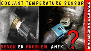 coolant temp sensor | starting problem | engine misfire problem | mad mechanic garage | in hindi