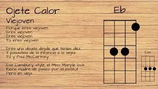 Ojete Calor - Viejoven UKULELE TUTORIAL W/ LYRICS