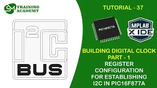 Interfacing of DS1307 RTC with PIC16F877A microcontroller | Digital clock part-1