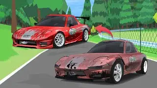 Restoration Of fast furious Mazda RX-7 in FR Legends
