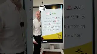in & on 