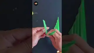 Beautiful and Easy Paper Leaves / #shorts  #diy #papercrafts