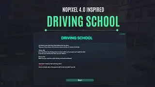 Driving School Script inspired by NoPixel 4.0 Premium UI | FiveM DMV school