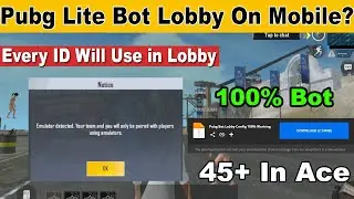 pubg mobile lite bot lobby - Pubg mobile lite bot lobby kaise lagaye 2022 | how to play bot lobby