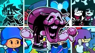 ENDLESS D-SIDE but Every Turn a Different Character Sings🎙 (FNF Endless D-Side but Everyone Sing It)