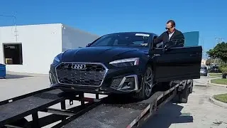 Audi A5 Sline для нашего клиента со страхового аукциона!