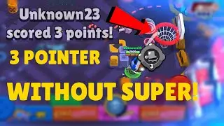 How I scored a 3-Pointer WITH MY ATTACK in Brawl Stars! | Basket Brawl | Brawl Stars