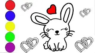 Сурет салу қоян | How to draw a rabbit | Как нарисовать зайца. Легкий рисунок для детей