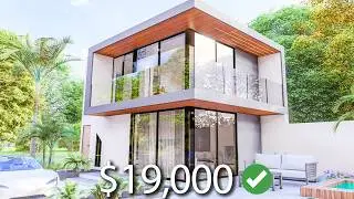 (4x7 Meters) Small House | Two Storey Tiny House Design | 1 Bedroom | House Design Ideas