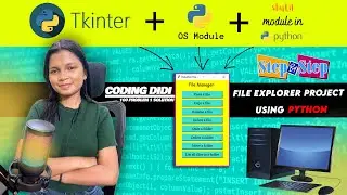 Step-by-Step Guide: Python GUI File Manager Using Tkinter and Shutil | codingdidi