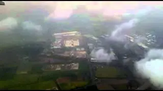 Bird's Eye View From An Airplane Window