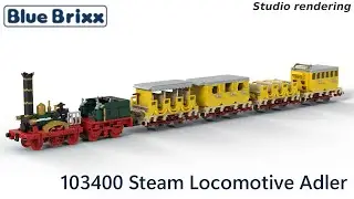 BlueBrixx Special 103400 Steam Locomotive Adler