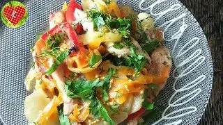 Сочное КУРИНОЕ ФИЛЕ В ДУХОВКЕ с овощами*ЛЮБИМОЕ МЕНЮ