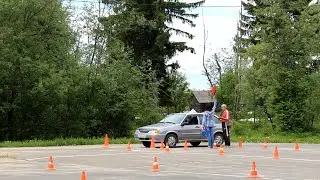 Соревнования студентов-автомобилистов Ярославской области г. Данилов.