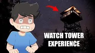 I SPEND THE NIGHT IN A SCARY WATCH TOWER! | HORROR Experience sa ROBLOX