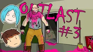 Big Billy chasing us - Outlast Funny Moments #3 (Chibi Reactions)
