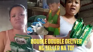 Unboxing food beverage na double double ang deliver ni seller