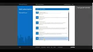 Create a free trial subscription in Microsoft Azure