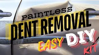 Paintless dent removal - No Paint - No Filler - EASY DIY