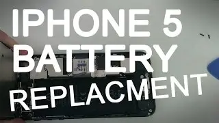 Iphone 5 Battery Replacement Quick Tutorial!