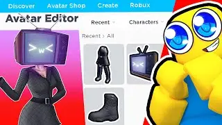 I Made The *CUTEST* TV Woman Avatar... (Skibidi Toilet Roblox Avatar)