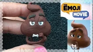 DIY Emoji poop from the emoji movie with polymer clay