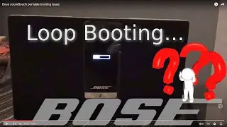 Bose Soundtouch Portable turn off and booting issue error