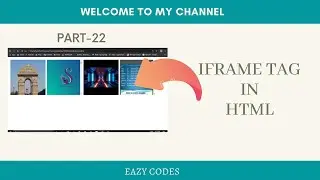 Part - 22  iframe tag -Embedding of adding a PDF file to the HTML by using the iframe tag.