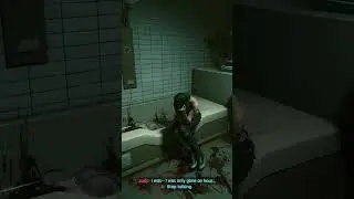Judy collapses after seeing Evelyn's dead body - Cyberpunk 2077