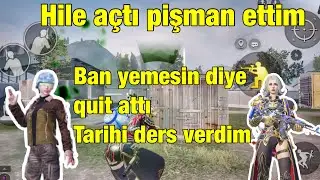Hile açtı quit attı pişman ettim.#pubgmobile #keşfet