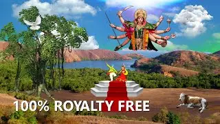 Maa Durga Copyright Free Animation Video | Free Motion Graphics Background Animation | Royalty Free