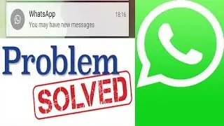 how to fix WhatsApp “you may have new messages”