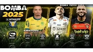 NOVO BOMBA PATCH 2025 COM TIMES EUROPEUS E BRASILEIRÃO ATUALIZADO PRA PPSSPP