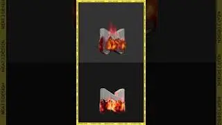 Logo Burning Simulation Viewport and Rendering Animation 