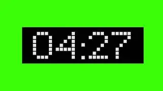 10 Minute Countdown Green Screen / Free Stock Footage (1080p)