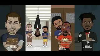 2023 NBA Finals Cartoon - Nuggets VS Heat